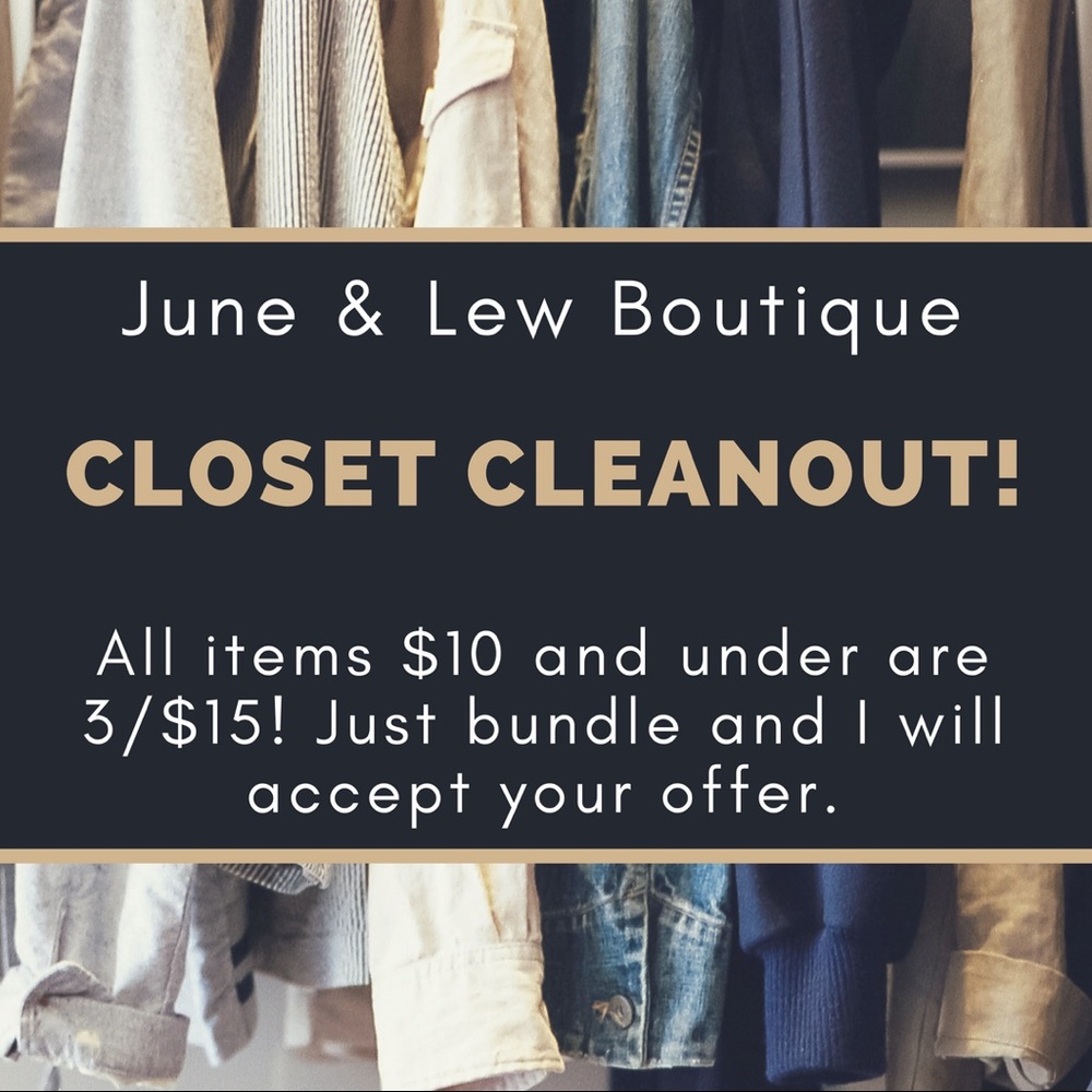 Closet Cleanout!